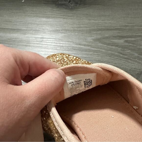 Keds for Kate Spade Champion Rose Gold Glitter Sneakers‎ Size 8.5 - Picture 10 of 10